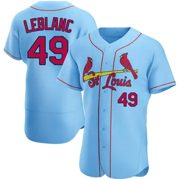 Wade LeBlanc Men's St. Louis Cardinals Authentic Alternate Jersey - Light Blue