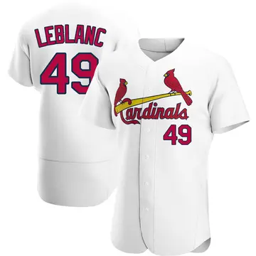 Wade LeBlanc Men's St. Louis Cardinals Authentic Home Jersey - White