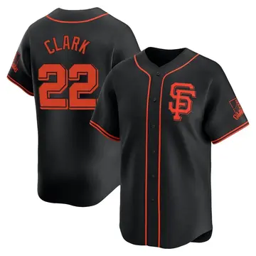 Will Clark Men's San Francisco Giants Limited Alternate Jersey - Black