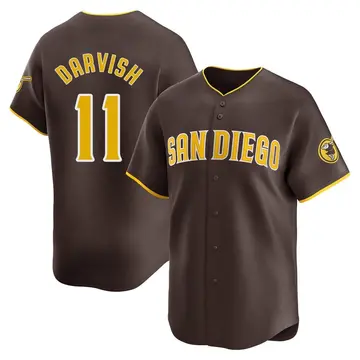 Yu Darvish Men's San Diego Padres Limited Away Jersey - Brown