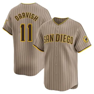 Yu Darvish Men's San Diego Padres Limited Tan Alternate Jersey