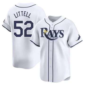 Zack Littell Men's Tampa Bay Rays Limited Home Jersey - White